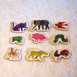 Eric Carle Wooden Magnetic Shapes, 35 Colorful Pieces, Ages 3+