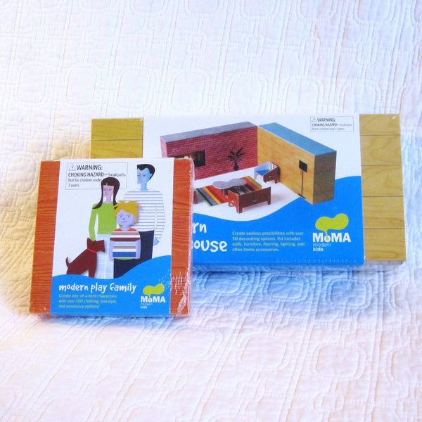 Modern Playhouse and Family Kit, Created by MoMA modern kids, Endless Design Possibilities, Ages 7 - Adult