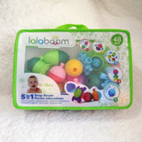 Lalaboom Developmental Snap Beads, 48 pieces in Tote, Ages 10 mo. - 36 mo.