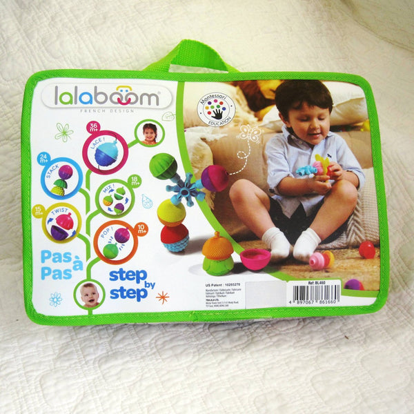 Lalaboom 12 Piece Baby Toddler Beads