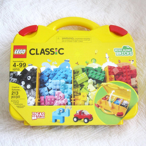 LEGO Classic Creative Suitcase 213 Pieces, Ages 4+ – Dragonfly