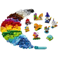 LEGO Classic Transparent Bricks Creative Building Kit. 500 Pieces, Ages 4+