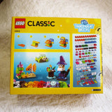 LEGO Classic Transparent Bricks Creative Building Kit. 500 Pieces, Ages 4+