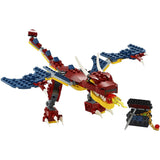 LEGO Fire Dragon 3-in-1 Building Kit, 234 Pieces, Ages 7+