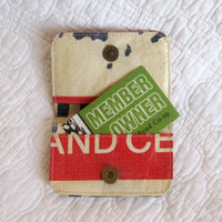 “Diamond Elephant” Cardholder Wallet, Made From Recycled Cement Bags, Fair Trade