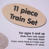 Wood Train Starter Set by Maple Landmark, USA Made, Ages 3+