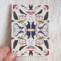 Mini Notebook, Birds Collage, Museum of Natural History