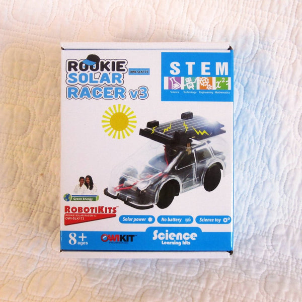 OWI Robotics Rookie Solar Racer Kit, No Batteries, Ages 8+
