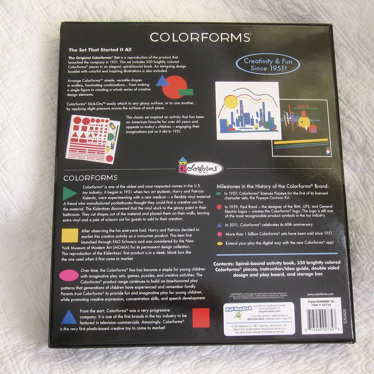 Colorform Designs Colorforms Classic Kit, Original Design, Ages 8 - Adult – Dragonfly Castle