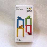 Bird Tower Stacking Game by Plan Toys, Ages 3+, Sustainably Made, Wood