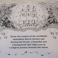 Lost Ocean: An Inky Adventure and Coloring Book for Adults by J. Basford