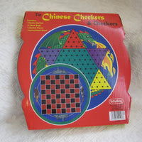 Chinese Checkers and Checkers in a Colorful Tin, Ages 5+