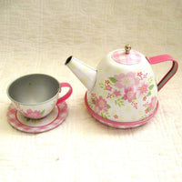 Fancy Tin Tea Set for Ages 3+
