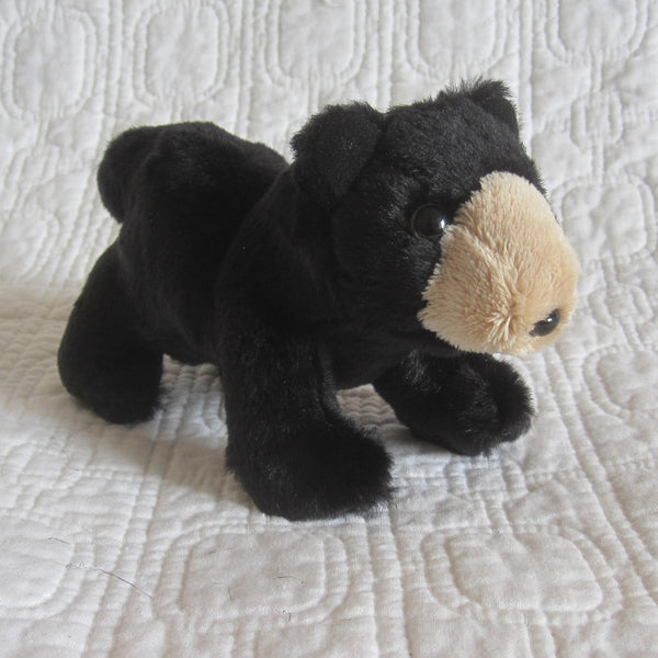Black Bear Finger Puppet by Folkmanis, Fuzzy and Fun, Ages 3 and up