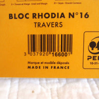 Rhodia Classic Medium Orange Notepad, Staplebound, Lined Paper