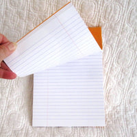 Rhodia Classic Medium Orange Notepad, Staplebound, Lined Paper