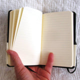 Rhodia Hardcover Small Journal, Lined Pages, Pocket and Elastic Band