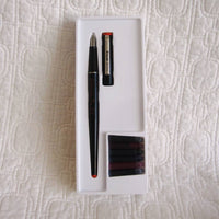 Calligraphy Pen with Ink Cartridges, Wide Nib, by Brause