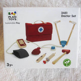 Doctor Set by Plan Toys, Ages 3+, Pretend Play, Sustainably Made Wood