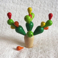 Balancing Cactus Stacking Game by Plan Toys, Ages 3+, Sustainably Made, Wood