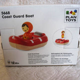 Plan Toys Coast Guard Boat Bath Toy, Ages 12 mo+