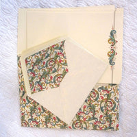 Luxury Italian Stationery Portfolio, 10 Sheets 10 Envelopes, Kartos "Signoria"