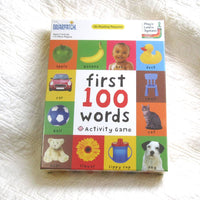 "First 100 Words" Activity Game, Ages 2+