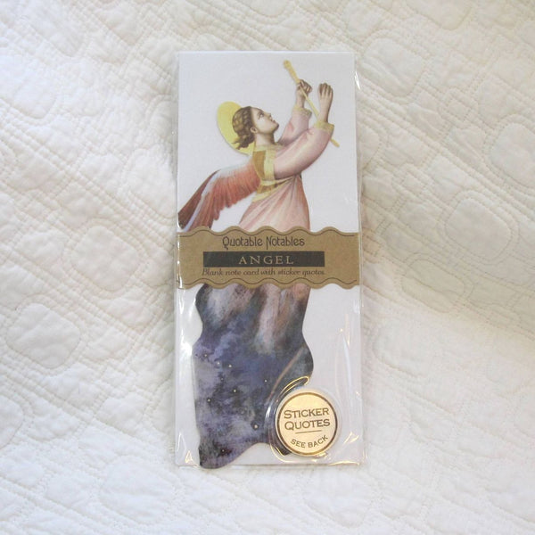 Giotto's Angel "Quotable Notable" Greeting Card