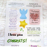 Giotto's Angel "Quotable Notable" Greeting Card