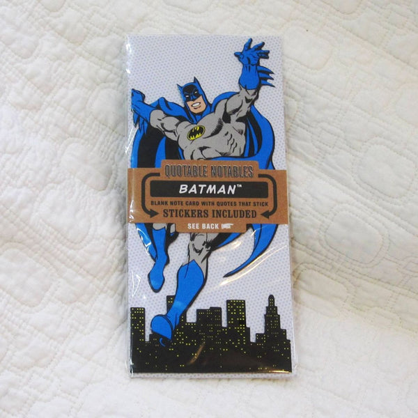 Batman "Quotable Notable" Die Cut Silhouette Greeting Card