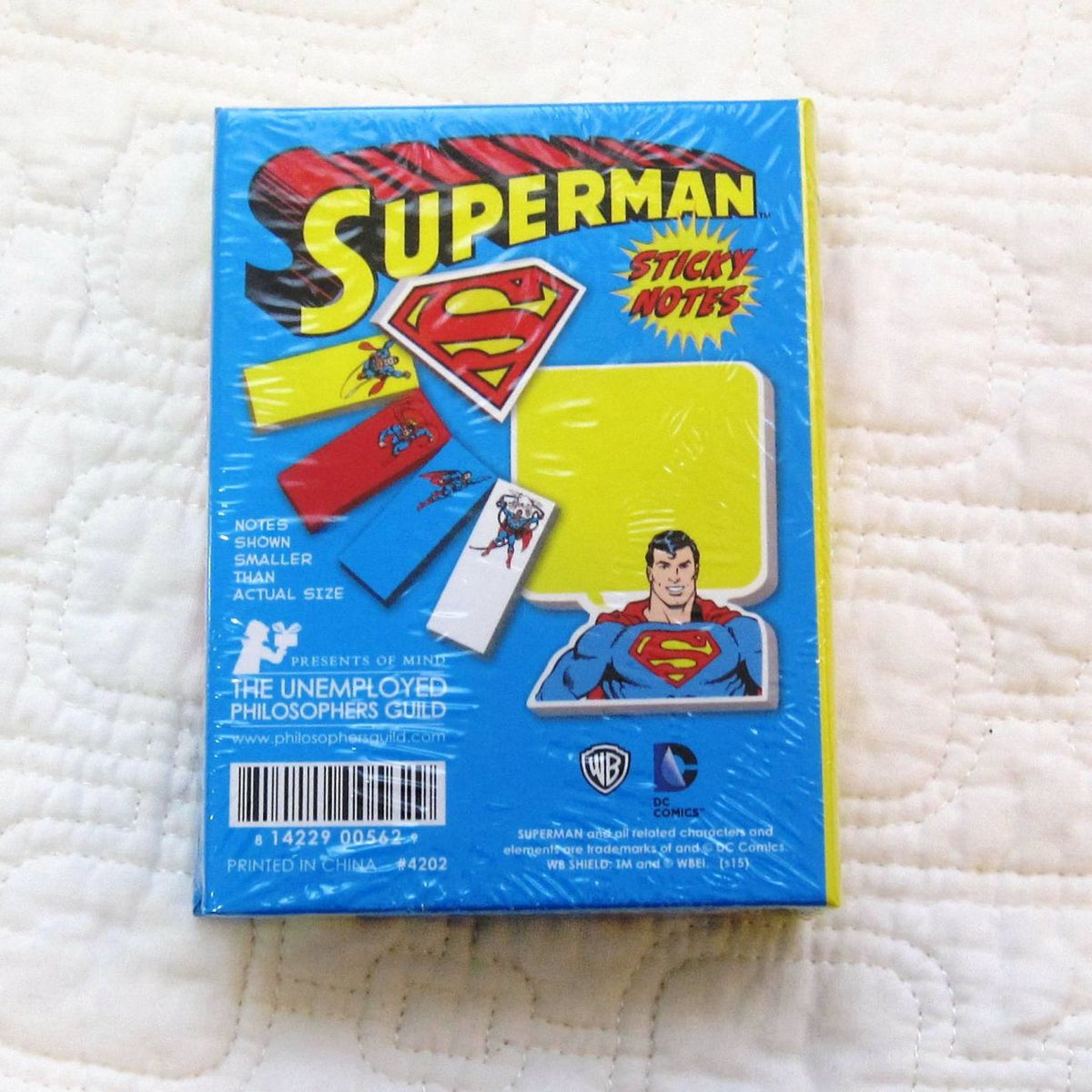 Superman Sticky Notes Booklet for Work or School, Ages 7 to Adult ...