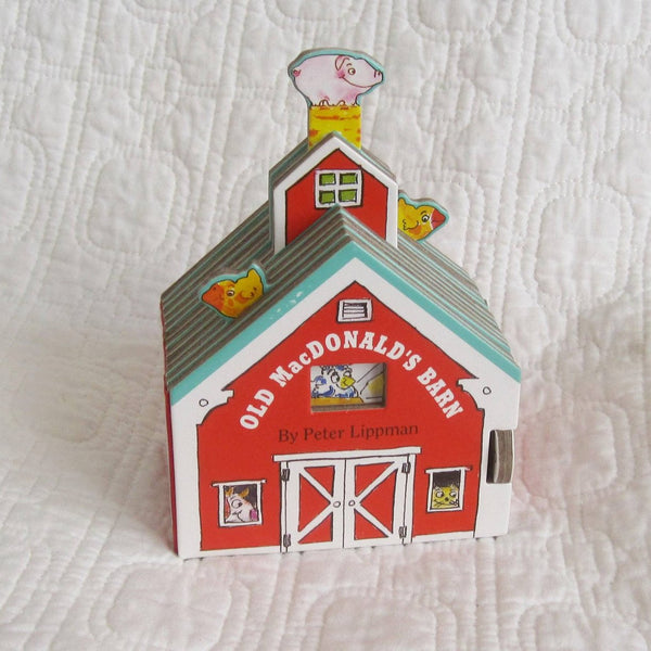 Old McDonald's Barn, Mini House Board Book by Peter Lippman, Ages 1 - 5 years