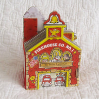 Firehouse Mini House Board Book by Peter Lippman, Ages 1 - 5