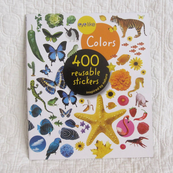 Eyelike Stickers: Colors, Beautiful Collection of 400 Reusable Stickers, Ages 4+