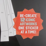 Paint by Sticker Masterpieces: Re-create 12 Iconic Artworks One Sticker at a Time!, Ages 11 - Adult