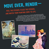 Paint by Sticker Masterpieces: Re-create 12 Iconic Artworks One Sticker at a Time!, Ages 11 - Adult