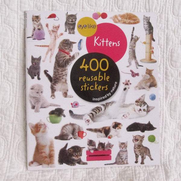 Eyelike Stickers: Kittens, Collection of 400 Adorable and Realistic, Reusable Stickers Book, Ages 4+
