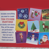Paint by Sticker Kids: Christmas, Create 10 Pictures One Sticker at a Time, Ages 5+