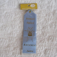 "Hangin' Tough Achievement Award " Award Ribbon Note
