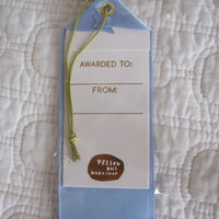 "Hangin' Tough Achievement Award " Award Ribbon Note