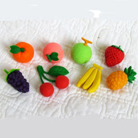 Fruit Erasers Set, Finely Detailed Japanese “Puzzles”, Ages 5+