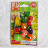 Fruit Erasers Set, Finely Detailed Japanese “Puzzles”, Ages 5+