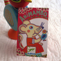 Wooden Bird Whistle, French Artist-Designed Toy, by Djeco, Ages 3+