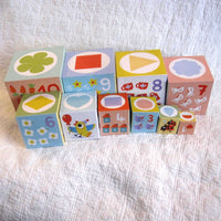 Stacking Box Tower by Djeco, French Style, Ages 12 mo.+,  Fresh Pastel Design