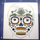 Skull Face Stickers by Djeco Premium French Brand, Dress Up Fun, Ages 4+