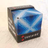 Shashibo Shape Shifting Magnetic Puzzle Box, Blue Planet Ocean and Wave Patterns, Ages 8 - adult