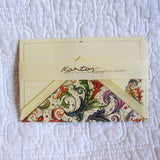 Luxury Italian Notecards, 10 Cards 10 Envelopes, "Allegro" Pattern